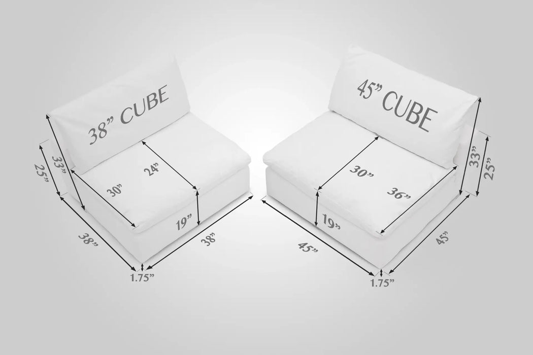 3-Cube Cozy Couch