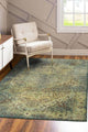 Blue and Green Vintage Rug