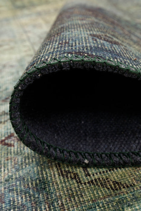 Blue and Green Vintage Rug