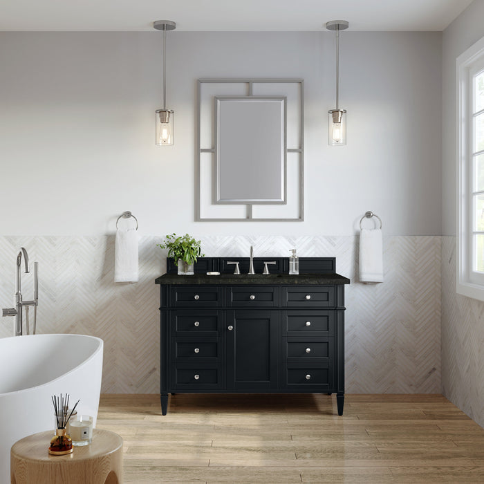 James Martin Brittany 48" Single Bathroom Vanity, Black Onyx