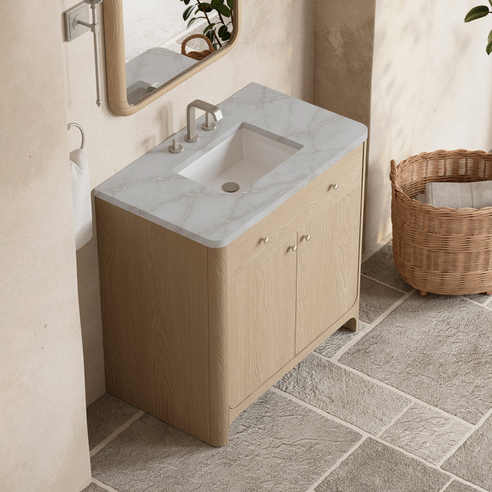 James Martin Gracyn 36" Single Bathroom Vanity, Coastal Driftwood