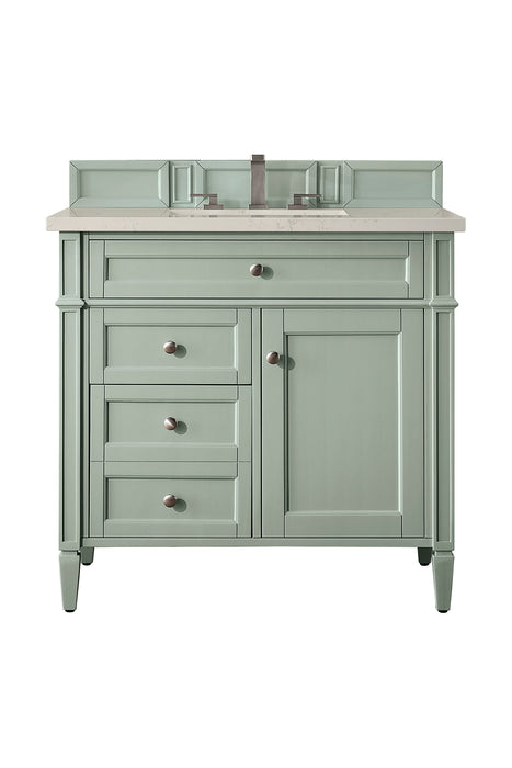 James Martin Brittany 36" Single Bathroom Vanity, Sage Green