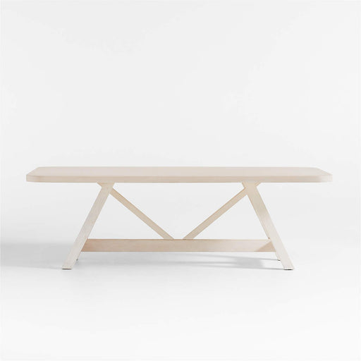 Aya 94" Whitewash Wood Dining Table by Leanne Ford 631966 - Farmhouse Kitchen and Bath