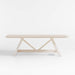 Aya 94" Whitewash Wood Dining Table by Leanne Ford 631966 - Farmhouse Kitchen and Bath