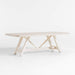 Aya 94" Whitewash Wood Dining Table by Leanne Ford 631966 - Farmhouse Kitchen and Bath