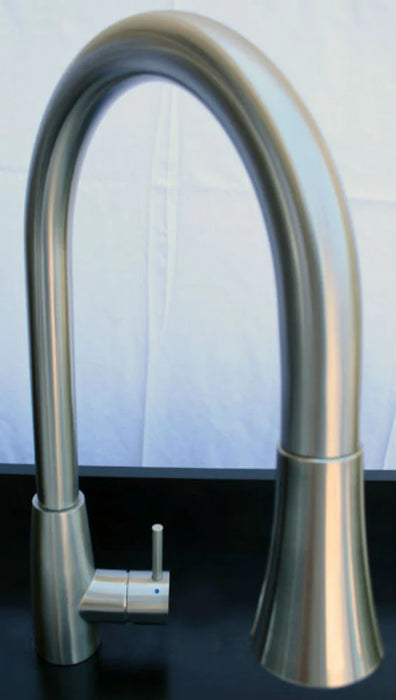 ALFI brand Solid Stainless Steel Two Mode Pull Down Kitchen Faucet AB2034