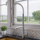 ALFI brand Double Spout Commercial Spring Kitchen Faucet ABKF3787