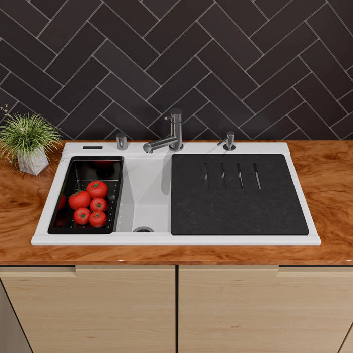 ALFI brand Solid Stainless Steel Pull Out Swivel Kitchen Faucet AB2025