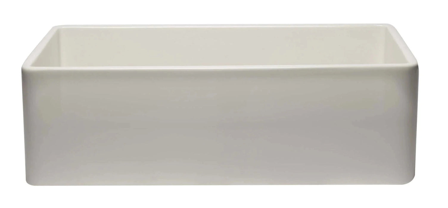 ALFI brand 33" Reversible Single Fireclay Farmhouse Kitchen Sink AB3320SB