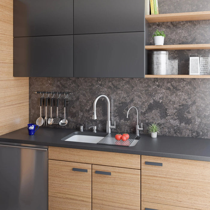 ALFI brand Solid Stainless Steel Two Mode Pull Down Kitchen Faucet AB2034