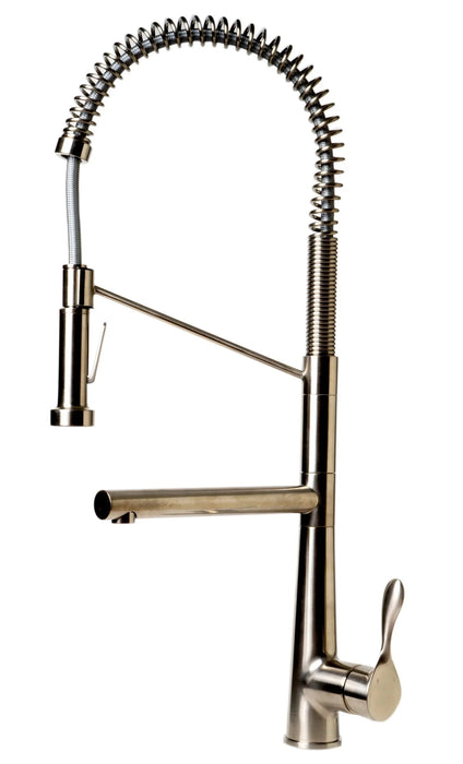 ALFI brand Double Spout Commercial Spring Kitchen Faucet ABKF3787