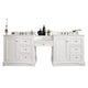James Martin De Soto 94" Double Bathroom Vanity, Bright White