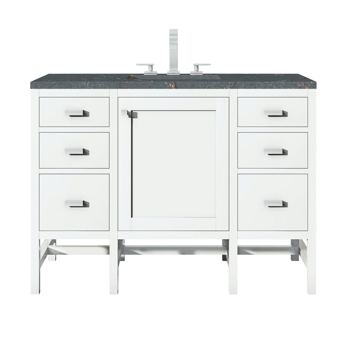 James Martin Addison 48" Single Bathroom Vanity, Glossy White