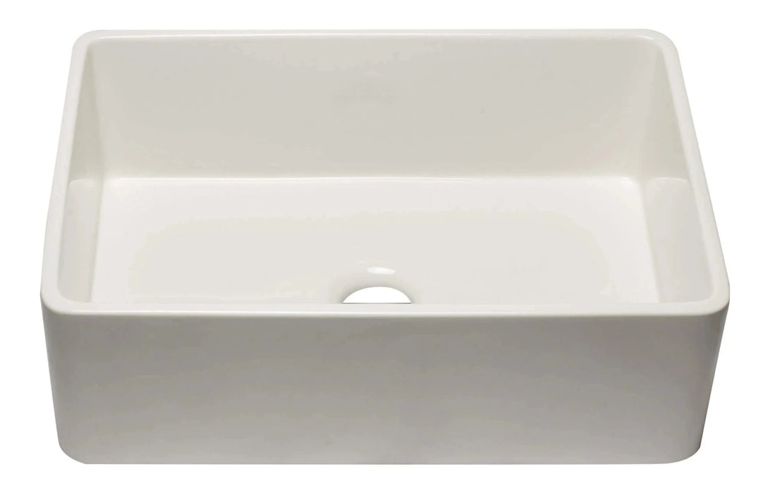 ALFI brand 30" Reversible Single Fireclay Farmhouse Kitchen Sink AB3020SB