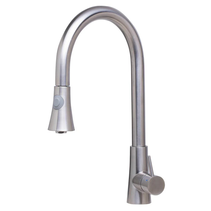 ALFI brand Solid Stainless Steel Two Mode Pull Down Kitchen Faucet AB2034