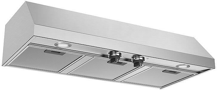 Smeg 36" Pro Style Under Cabinet Ducted Hood, 600 CFM, Halogen Lights, Aluminum Mesh Filters, Stainless Steel, KUC36X SMEG