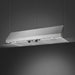 Smeg 36" Pro Style Under Cabinet Ducted Hood, 600 CFM, Halogen Lights, Aluminum Mesh Filters, Stainless Steel, KUC36X SMEG