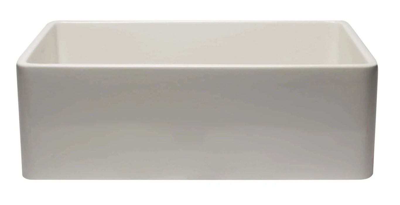 ALFI brand 30" Reversible Single Fireclay Farmhouse Kitchen Sink AB3020SB