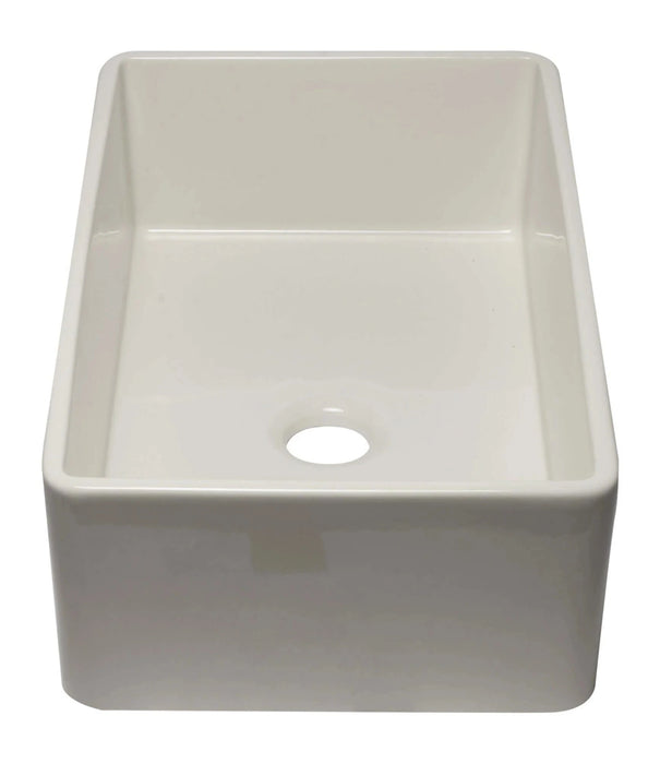 ALFI brand 33" Reversible Single Fireclay Farmhouse Kitchen Sink AB3320SB