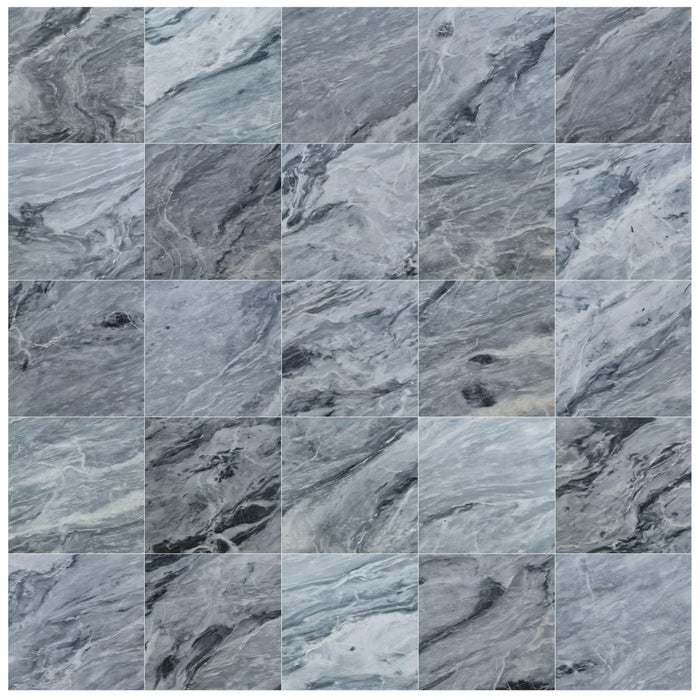 Bardiglio Gray Marble Polished Floor and Wall Tile - Large Format - Livfloors Collection
