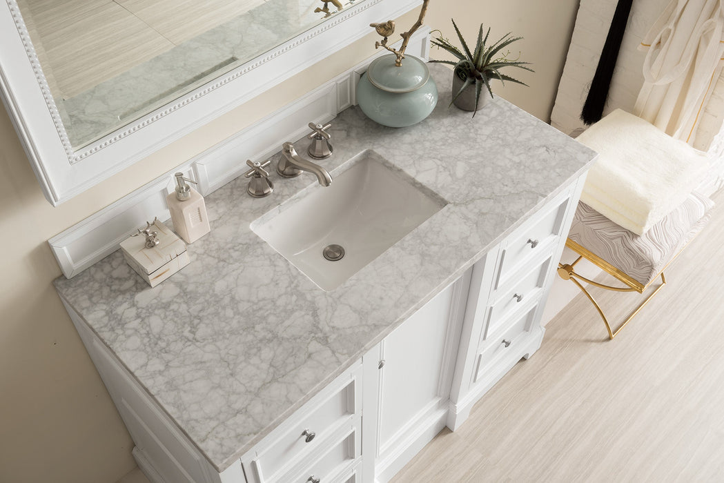 James Martin De Soto 48" Single Bathroom Vanity, Bright White