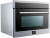 Forno 24 in. 1.6 cu. ft. Built-In Compact Convection Microwave Oven, FMWDR3093-24 Forno