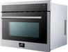 Forno 24 in. 1.6 cu. ft. Built-In Compact Convection Microwave Oven, FMWDR3093-24 Forno