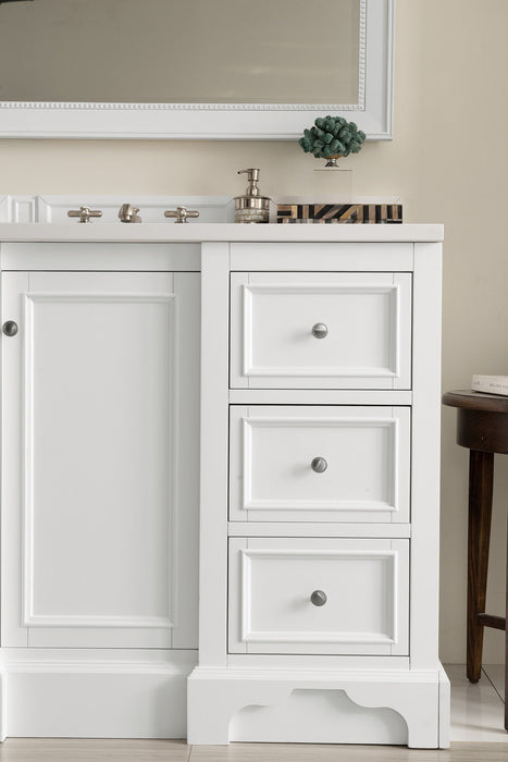 James Martin De Soto 48" Single Bathroom Vanity, Bright White