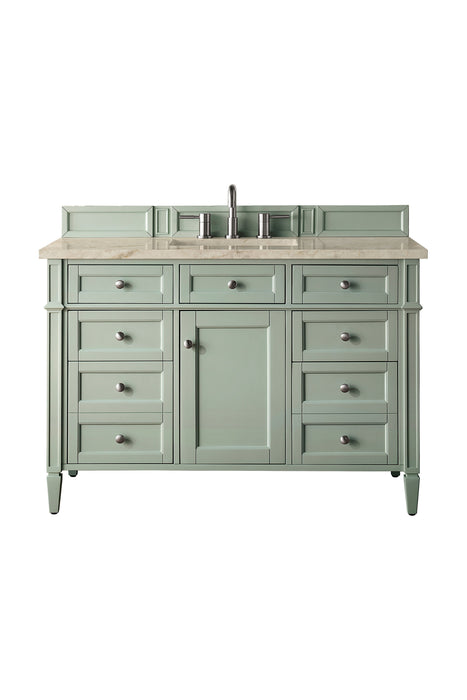 James Martin Brittany 48" Single Bathroom Vanity, Sage Green