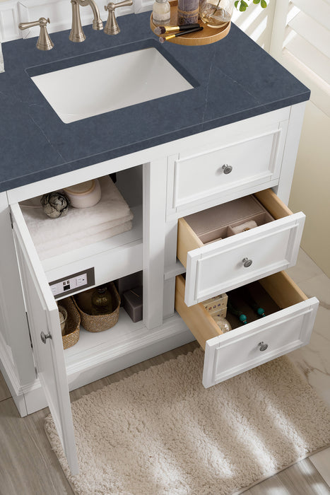 James Martin De Soto 36" Single Bathroom Vanity, Bright White