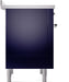 ILVE Nostalgie II 36 " Electric Range, Blue, Chrome Trim UPI366NMPMBC ILVE