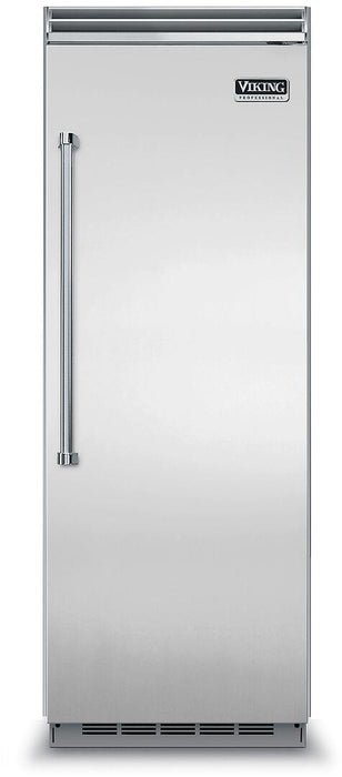 VIKING 60" Built-In Side by Side Refrigerator, Freezer Set 30" Right Hinge Refrigerator, 30" Left Hinge Freezer, Trim Kit, Stainless Steel 734339 VIKING