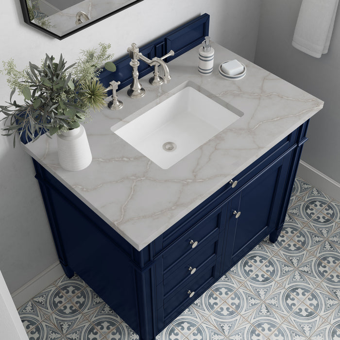 James Martin Brittany 36" Single Bathroom Vanity, Victory Blue