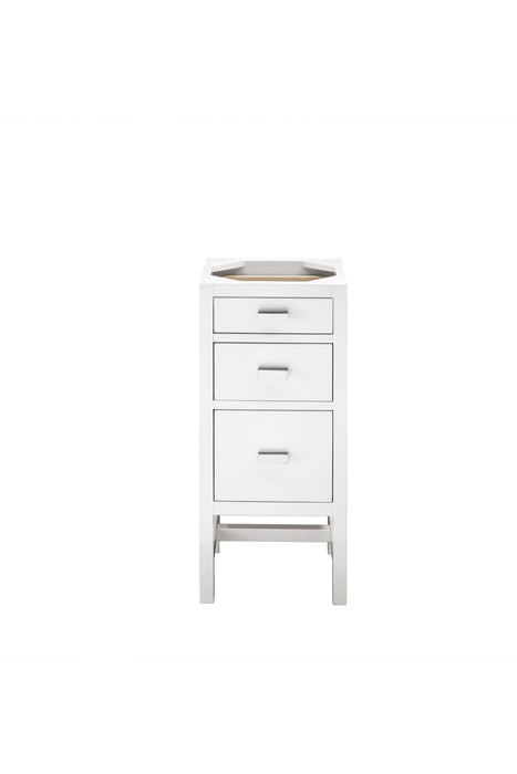 James Martin Addison 15" Base Cabinet, Glossy White