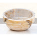 bianco giallo marble Vessel Sink polished size D16 H9 SKU EGEBGVSP165 side view