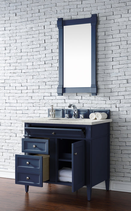 James Martin Brittany 36" Single Bathroom Vanity, Victory Blue