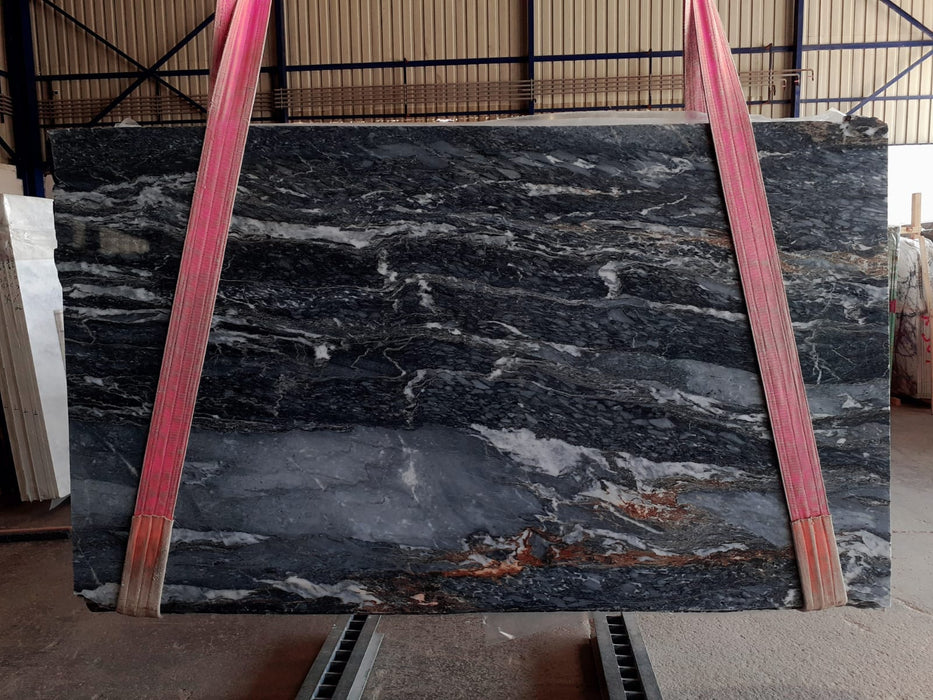 Black Leopard Bookmatching Marble Slabs Polished -Full Truckload