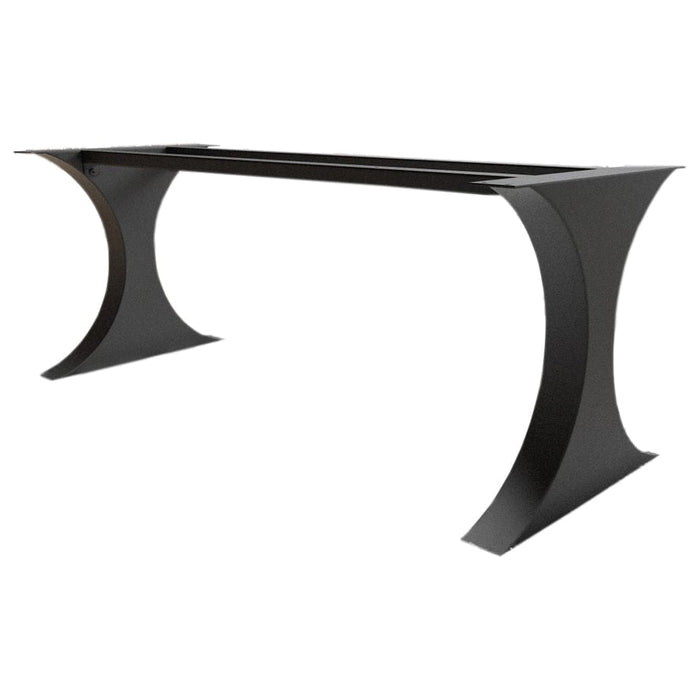 Modern Metal Dining Table Legs for Heavy Table Tops Matte Black