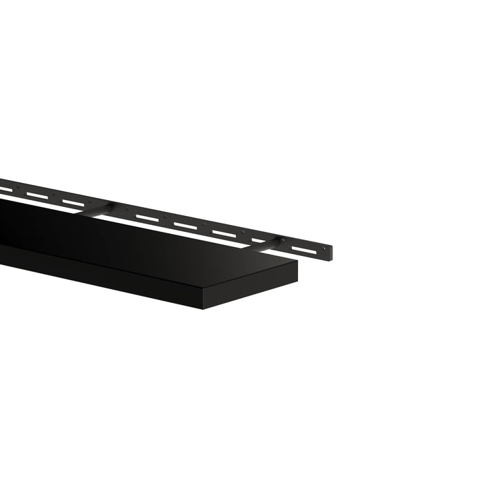 Floating Shelf- Black Conversion Varnish Paint - 1.25