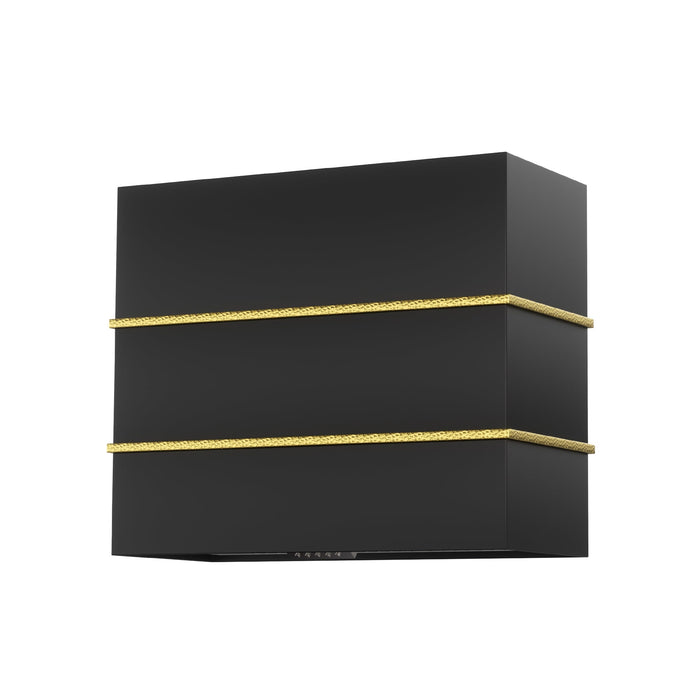 Akicon 36" Stainless Steel Wall Mount Range Hood with 600 CFM Vent Hood - AK-HS36HC-JB