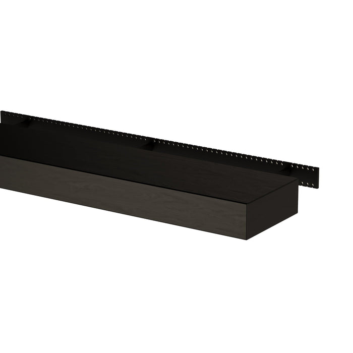 Floating Shelf- Black Oak - 3 Inches Thick