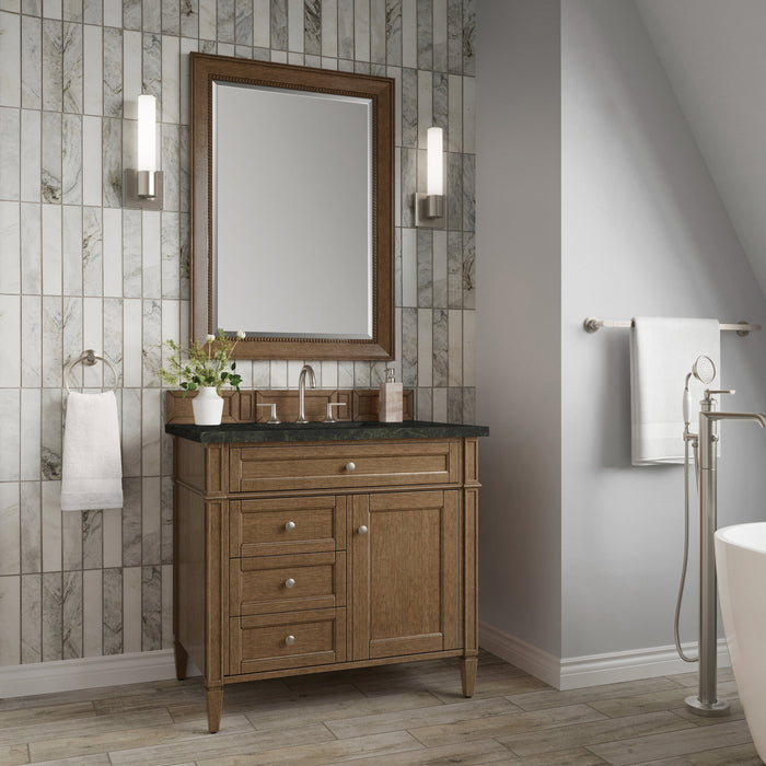 James Martin Brittany 36" Single Bathroom Vanity, Saddle Brown