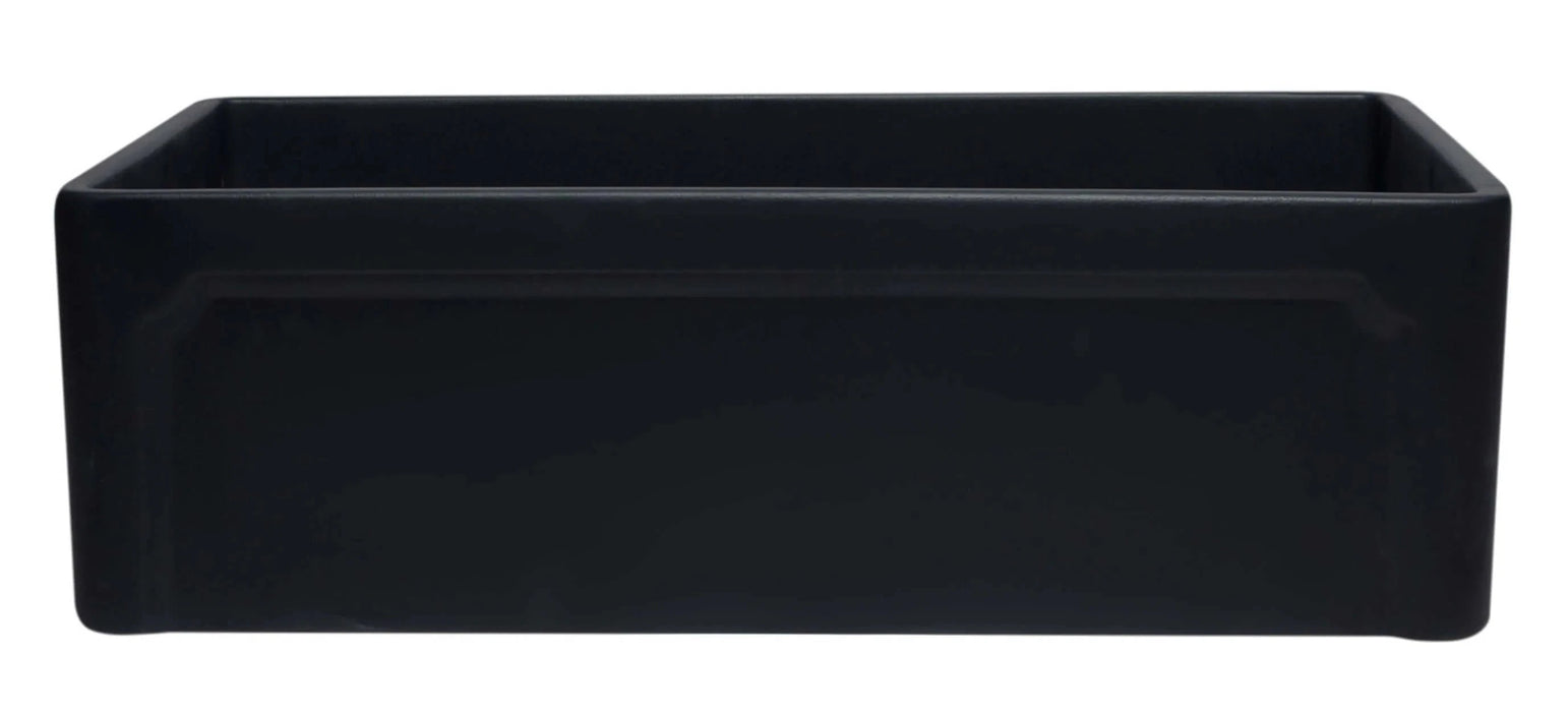 ALFI brand 33" Reversible Single Fireclay Farmhouse Kitchen Sink AB3320SB