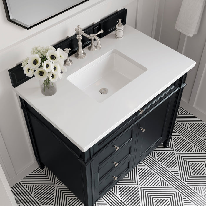 James Martin Brittany 36" Single Bathroom Vanity, Black Onyx
