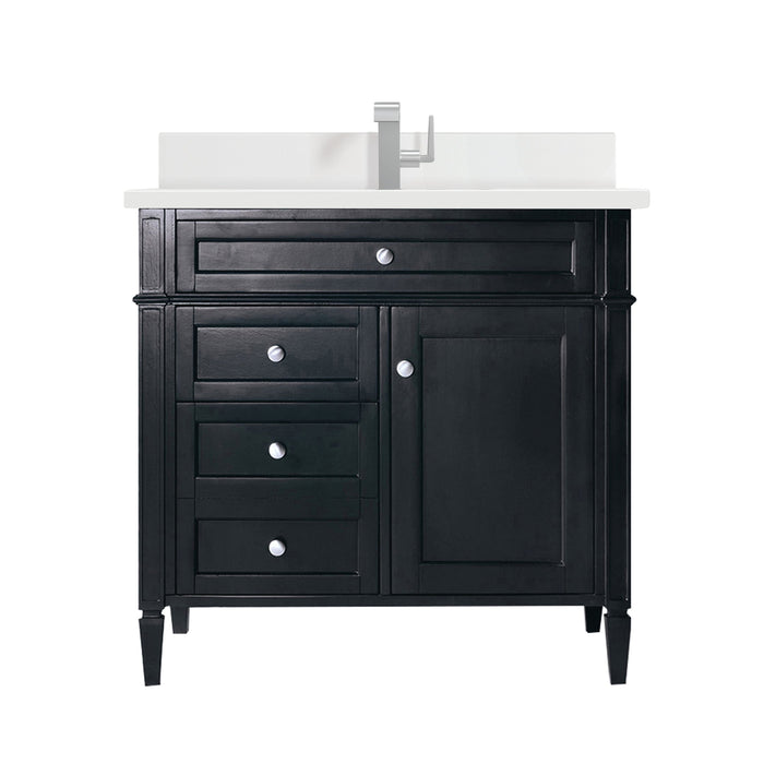 James Martin Brittany 36" Single Bathroom Vanity, Black Onyx