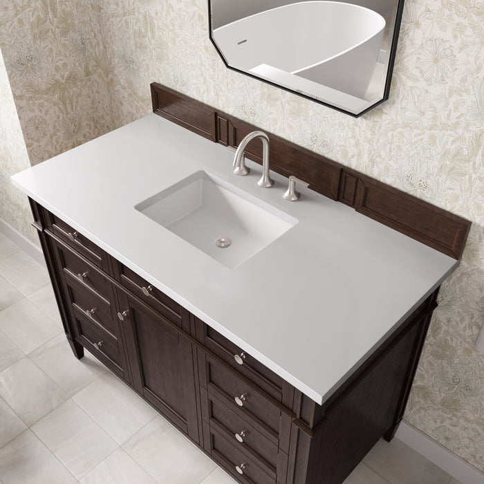 James Martin Brittany 48" Single Bathroom Vanity, Burnished Mahogany