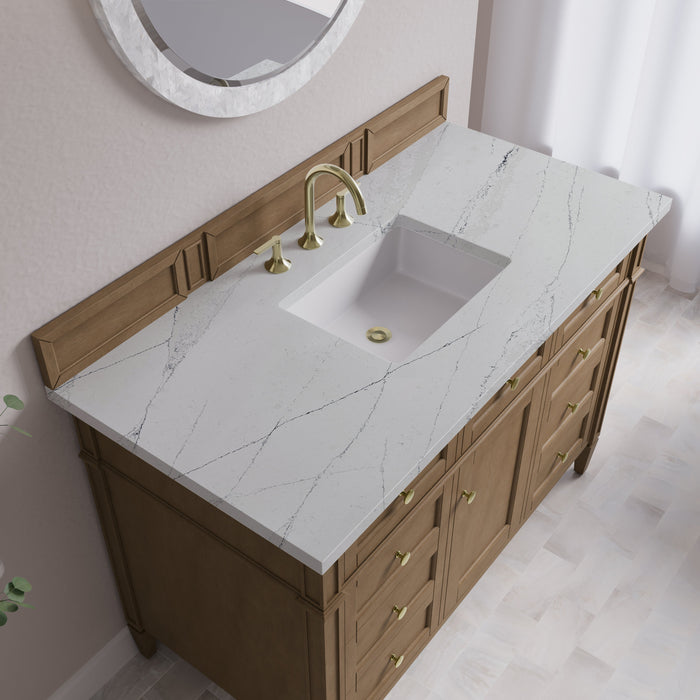 James Martin Brittany 48" Single Bathroom Vanity, Pecan
