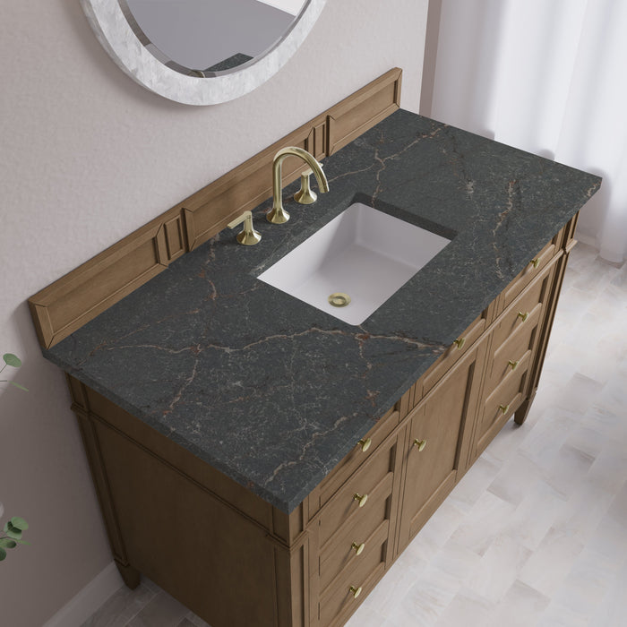 James Martin Brittany 48" Single Bathroom Vanity, Pecan