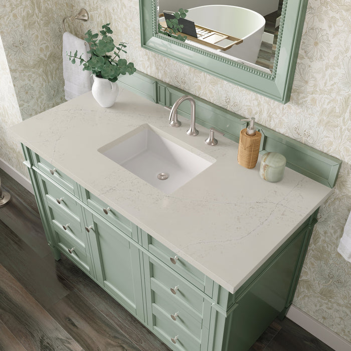 James Martin Brittany 48" Single Bathroom Vanity, Sage Green