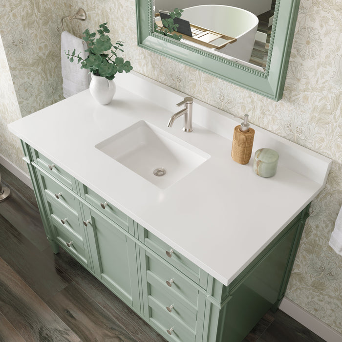 James Martin Brittany 48" Single Bathroom Vanity, Sage Green